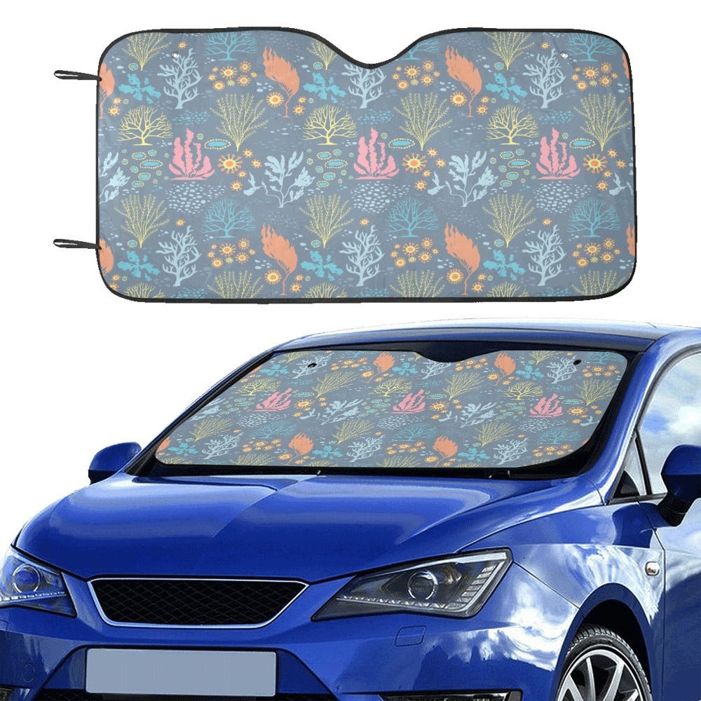 Seaweed Print Design LKS304 Car front Windshield Sun Shade