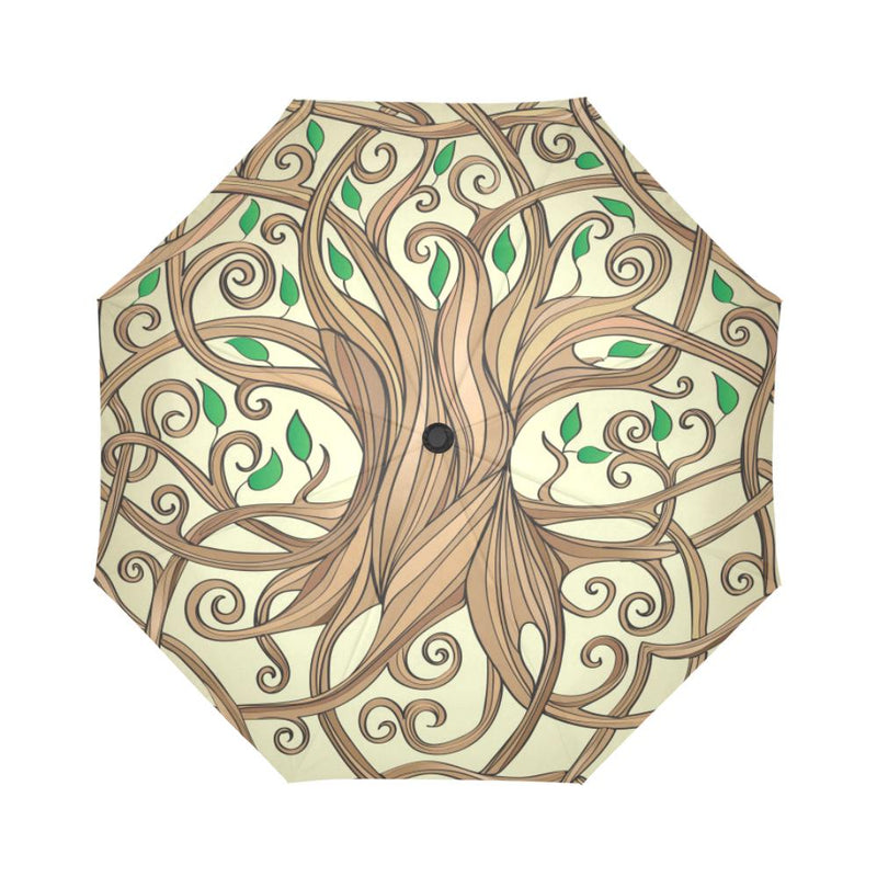 Celtic Tree of life Automatic Foldable Umbrella