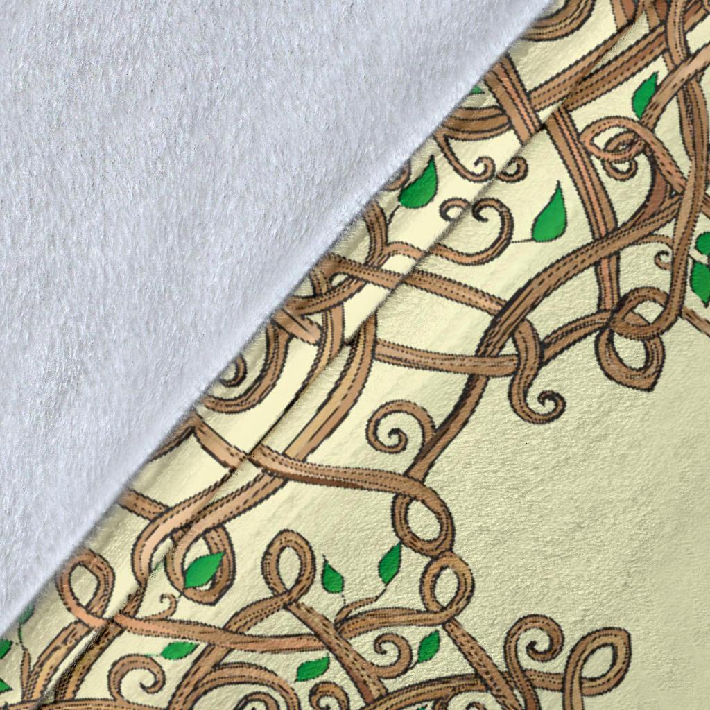 Celtic Tree of Life Fleece Blanket