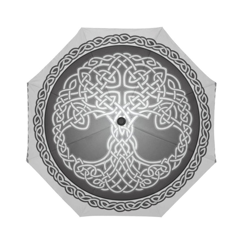 Celtic Tree of life Print Automatic Foldable Umbrella