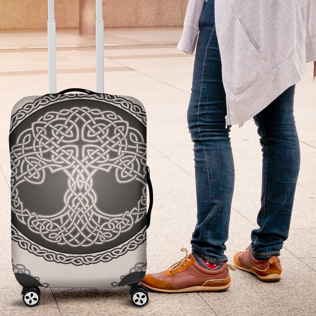 Celtic Tree of life Print Luggage Cover Protector