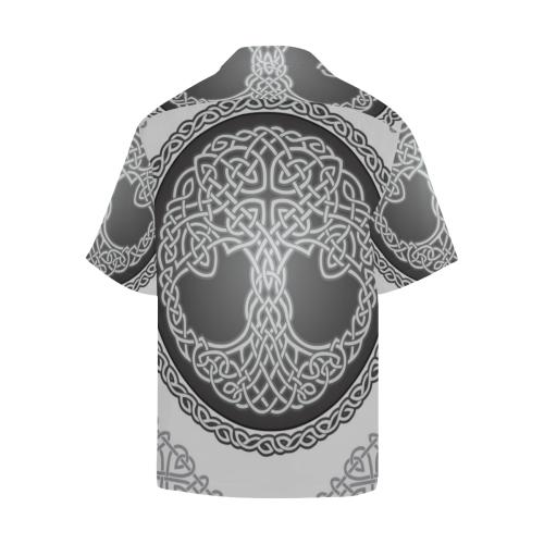 Celtic Tree of life Print Men Hawaiian Shirt