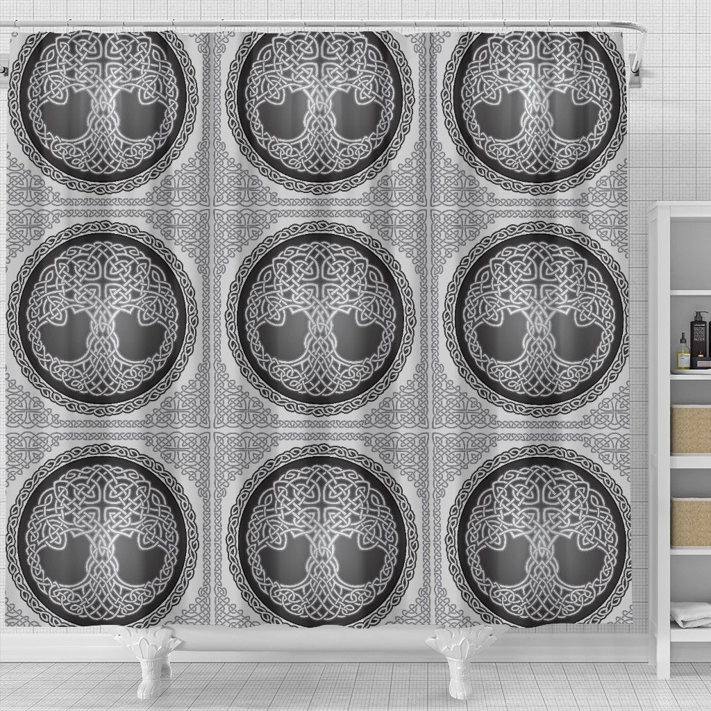Celtic Tree of life Print Shower Curtain