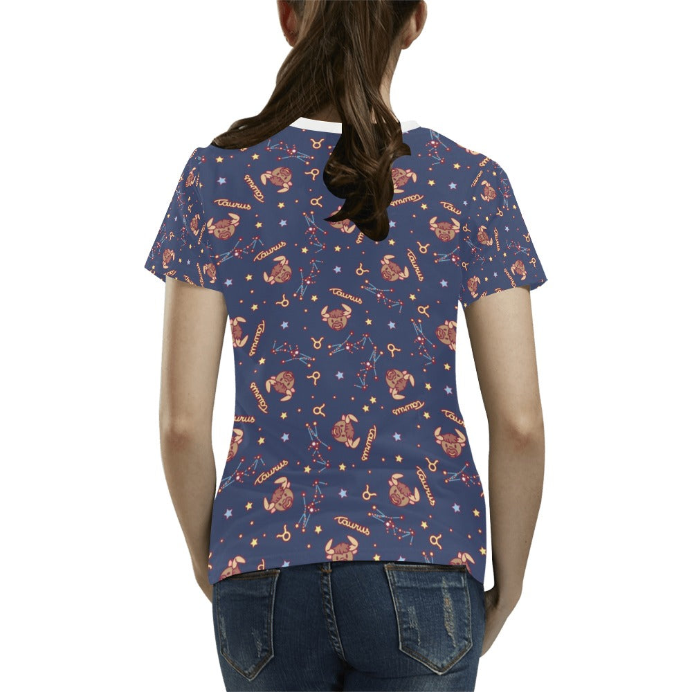 Taurus Print Design LKS304 Women's T-shirt