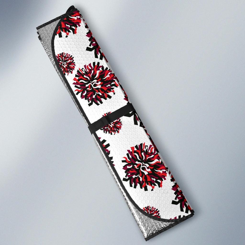 Cheerleader Pattern Print Design 01 Car Sun Shade-JORJUNE.COM
