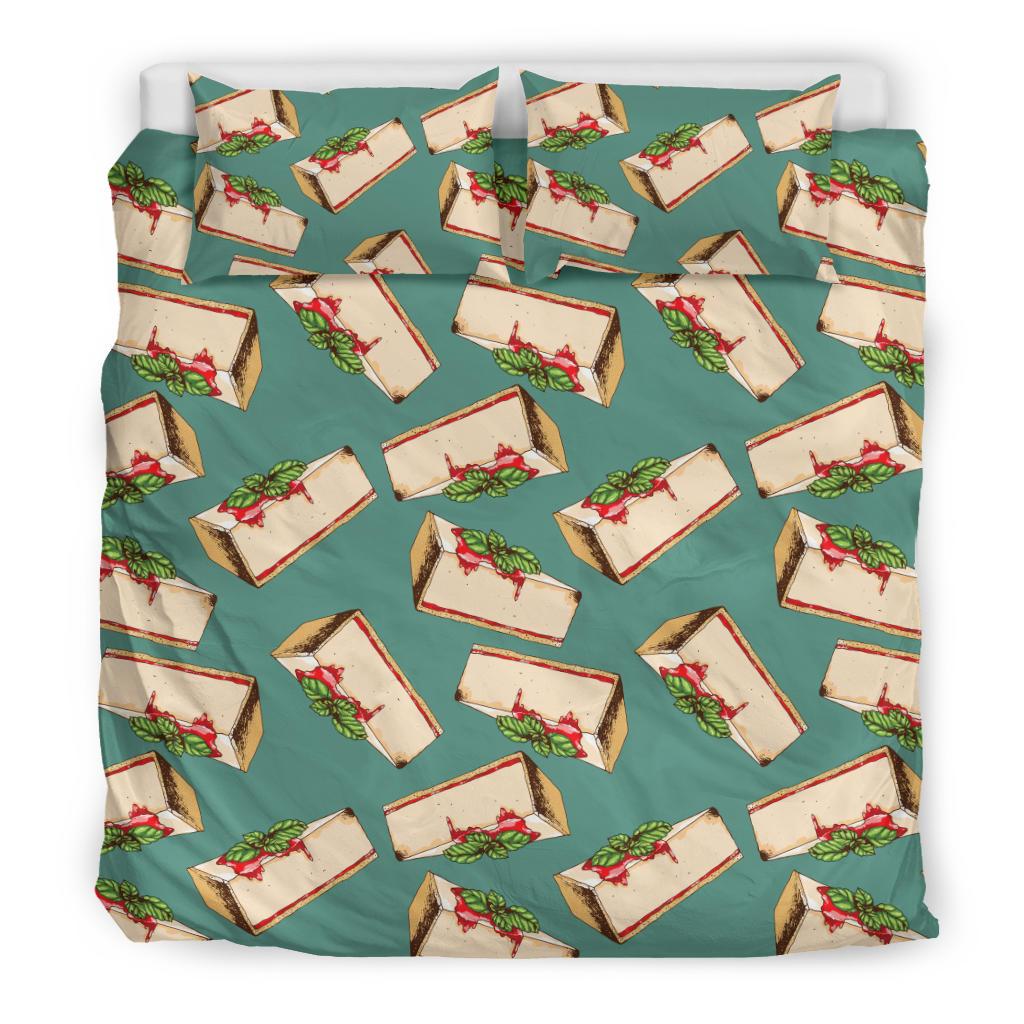 Cheesecake Pattern Print Design CK02 Duvet Cover Bedding Set-JORJUNE.COM
