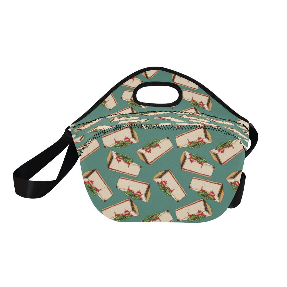 Cheesecake Pattern Print Design CK02 Neoprene Lunch Bag-JorJune