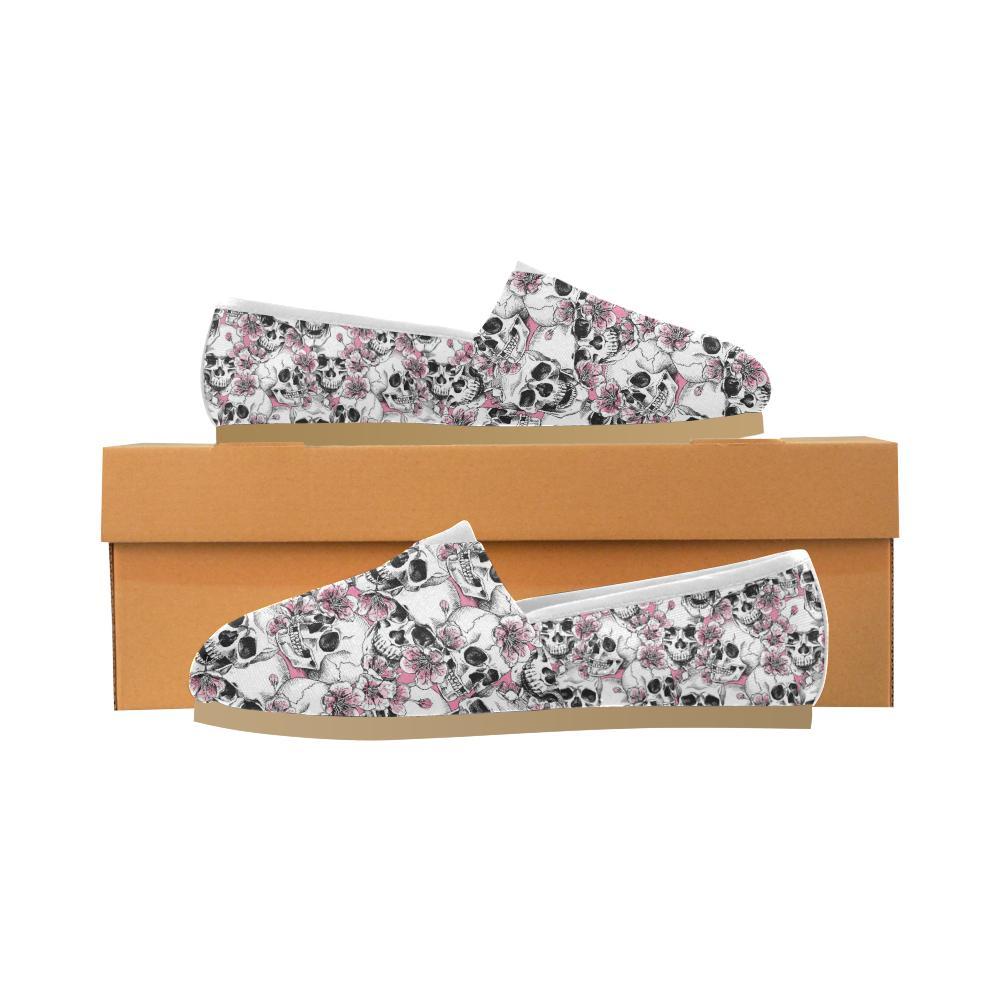Cherry Blossom Pattern Print Design CB03 Women Casual Shoes-JorJune.com