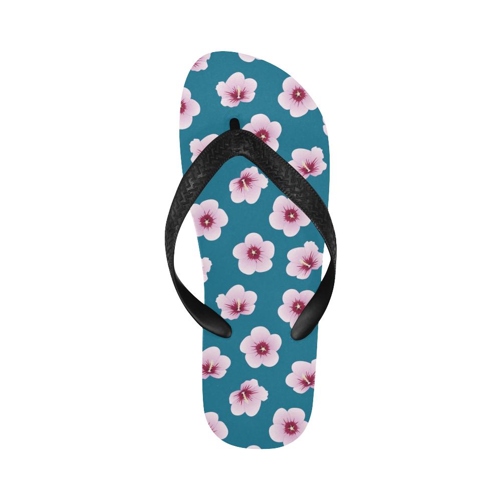 Cherry Blossom Pattern Print Design CB08 Flip Flops-JorJune