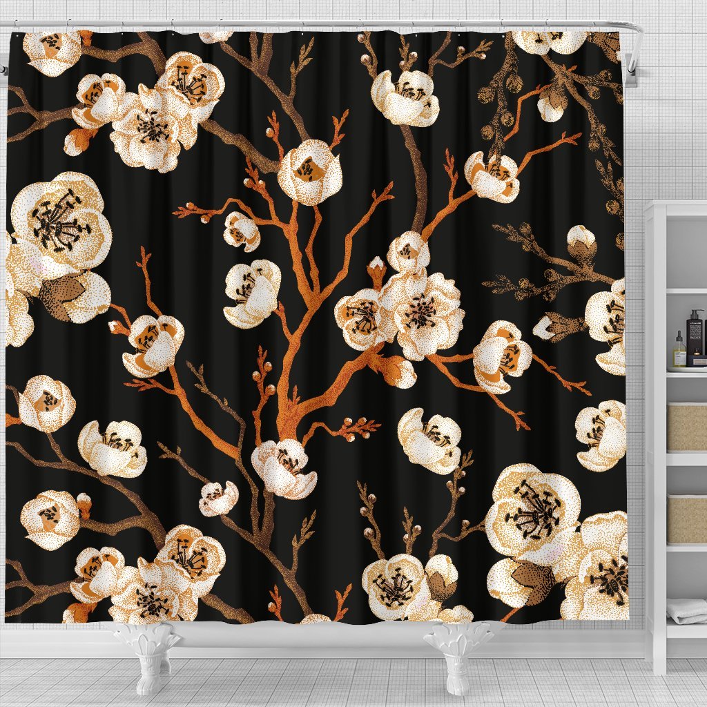 Cherry Blossom Sakura Shower Curtain
