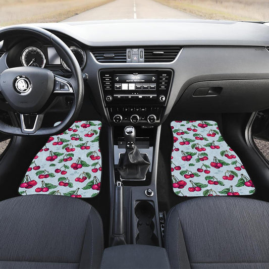 Cherry Pattern Print Design CH01 Car Floor Mats-JorJune