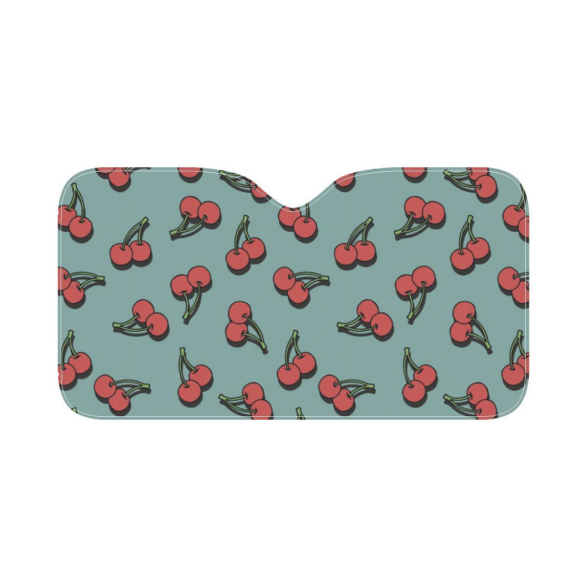 Cherry Pattern Print Design CH03 Car Sun Shade-JorJune