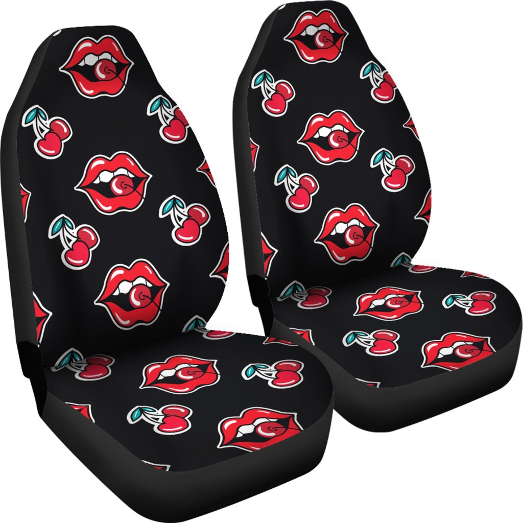 Cherry Pattern Print Design CH04 Universal Fit Car Seat Covers