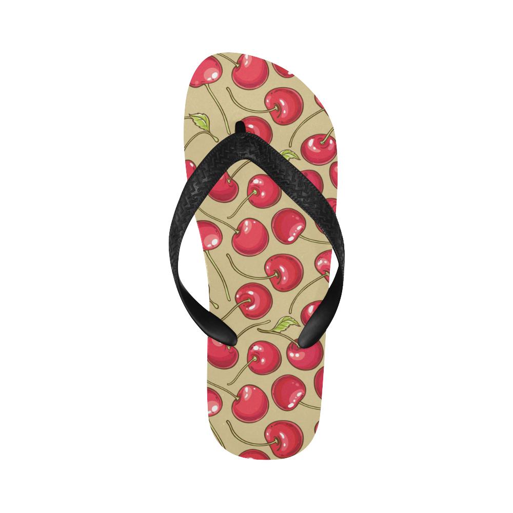 Cherry Pattern Print Design CH05 Flip Flops-JorJune