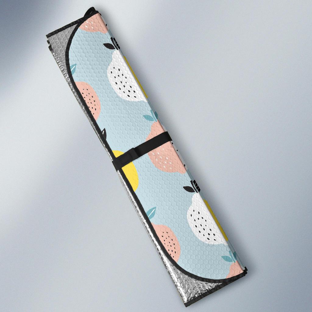 Citrus Pattern Print Design 03 Car Sun Shade-JORJUNE.COM