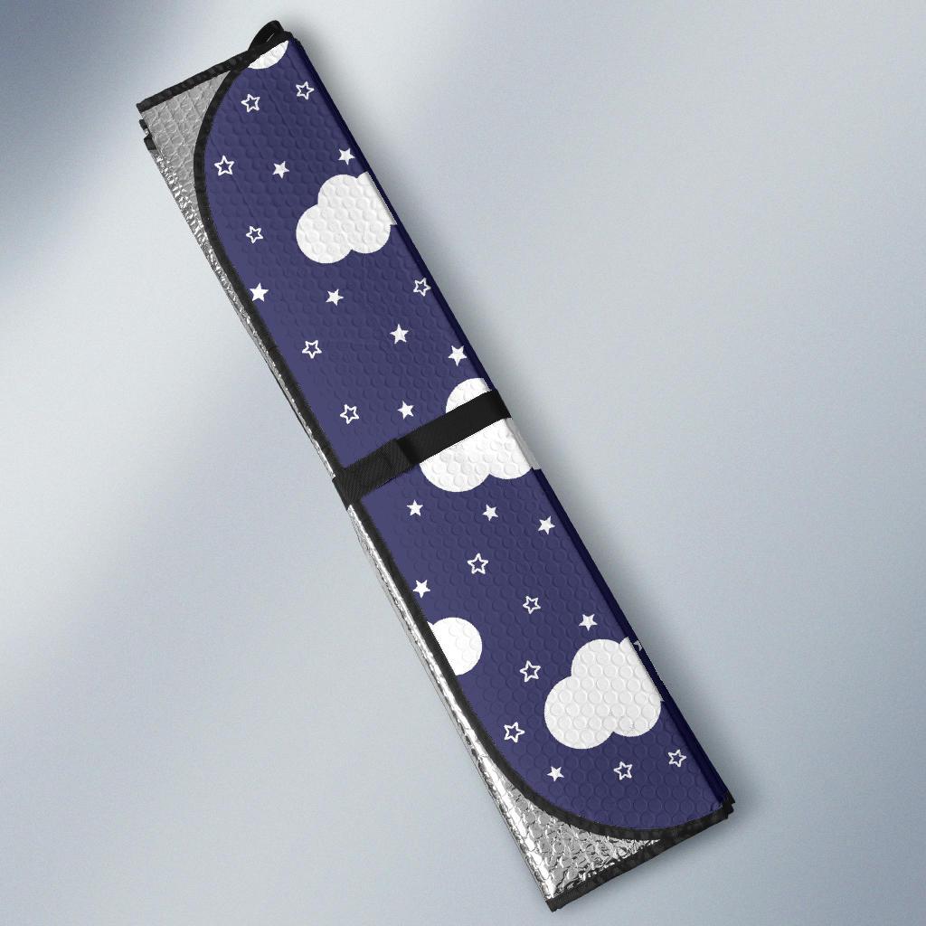Cloud Pattern Print Design 03 Car Sun Shade-JORJUNE.COM