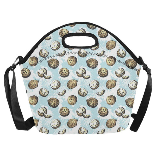 Coconut Pattern Print Design CN01 Neoprene Lunch Bag-JorJune
