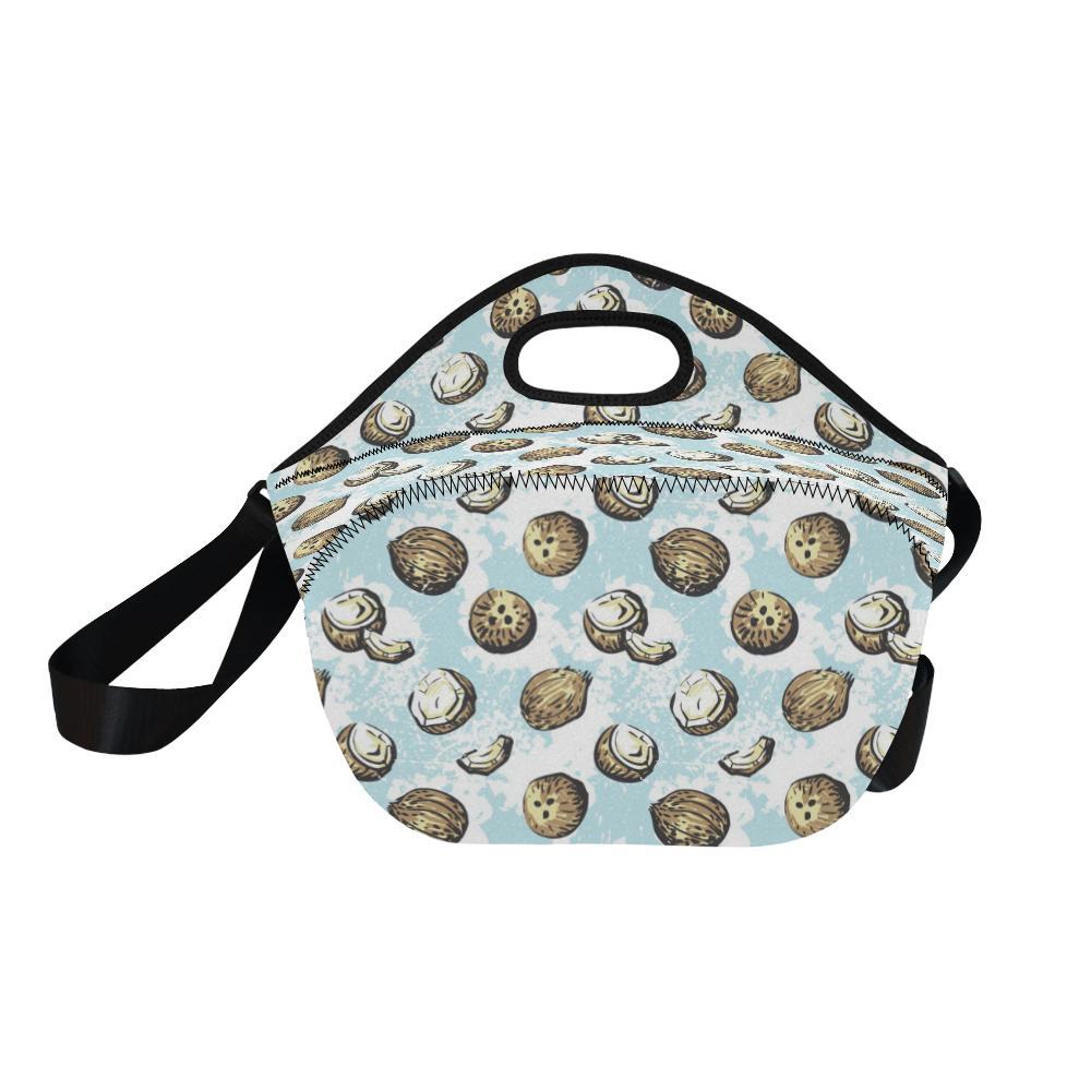 Coconut Pattern Print Design CN01 Neoprene Lunch Bag-JorJune