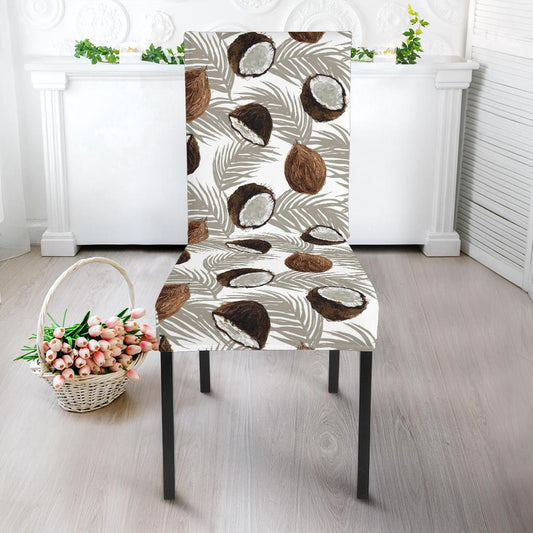 Coconut Pattern Print Design CN03 Dining Chair Slipcover-JORJUNE.COM