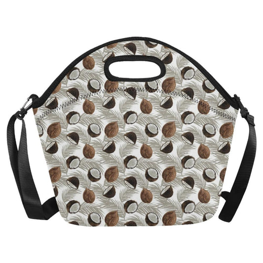Coconut Pattern Print Design CN03 Neoprene Lunch Bag-JorJune