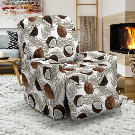 Coconut Pattern Print Design CN03 Recliner Slipcover-JORJUNE.COM