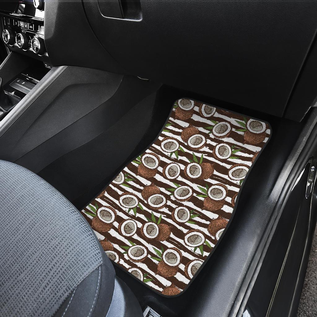 Coconut Pattern Print Design CN04 Car Floor Mats-JorJune