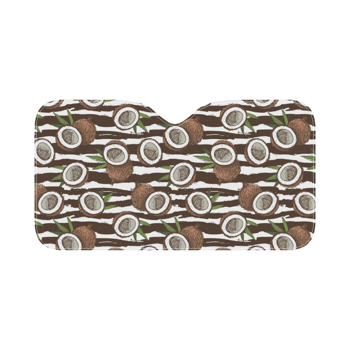 Coconut Pattern Print Design CN04 Car Sun Shade-JorJune