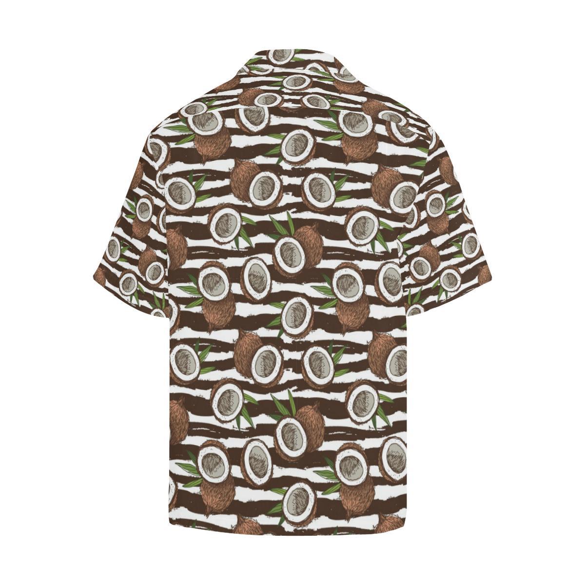 Coconut Pattern Print Design CN04 Men Hawaiian Shirt-JorJune