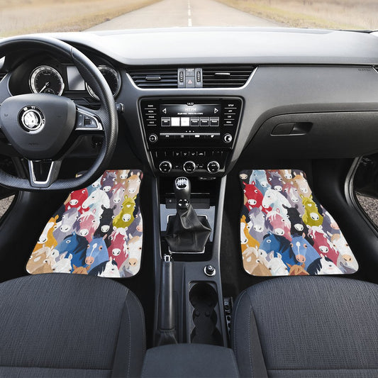 Colorful Horse Pattern Car Floor Mats