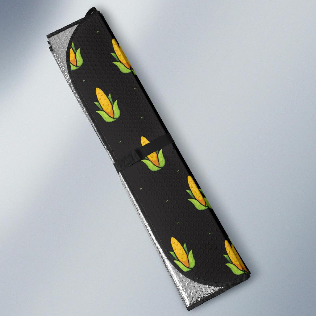 Corn Pattern Print Design 04 Car Sun Shade-JORJUNE.COM