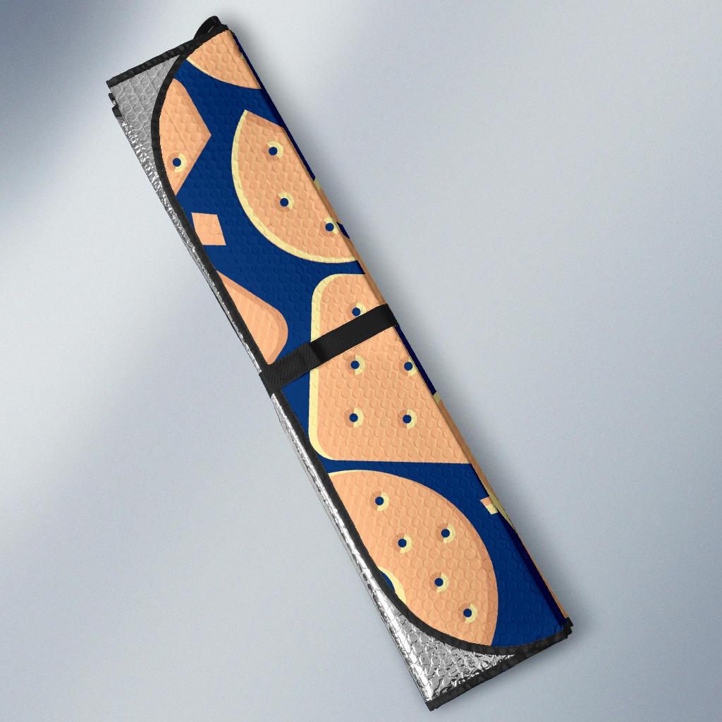 Cracker Pattern Print Design 03 Car Sun Shade-JORJUNE.COM
