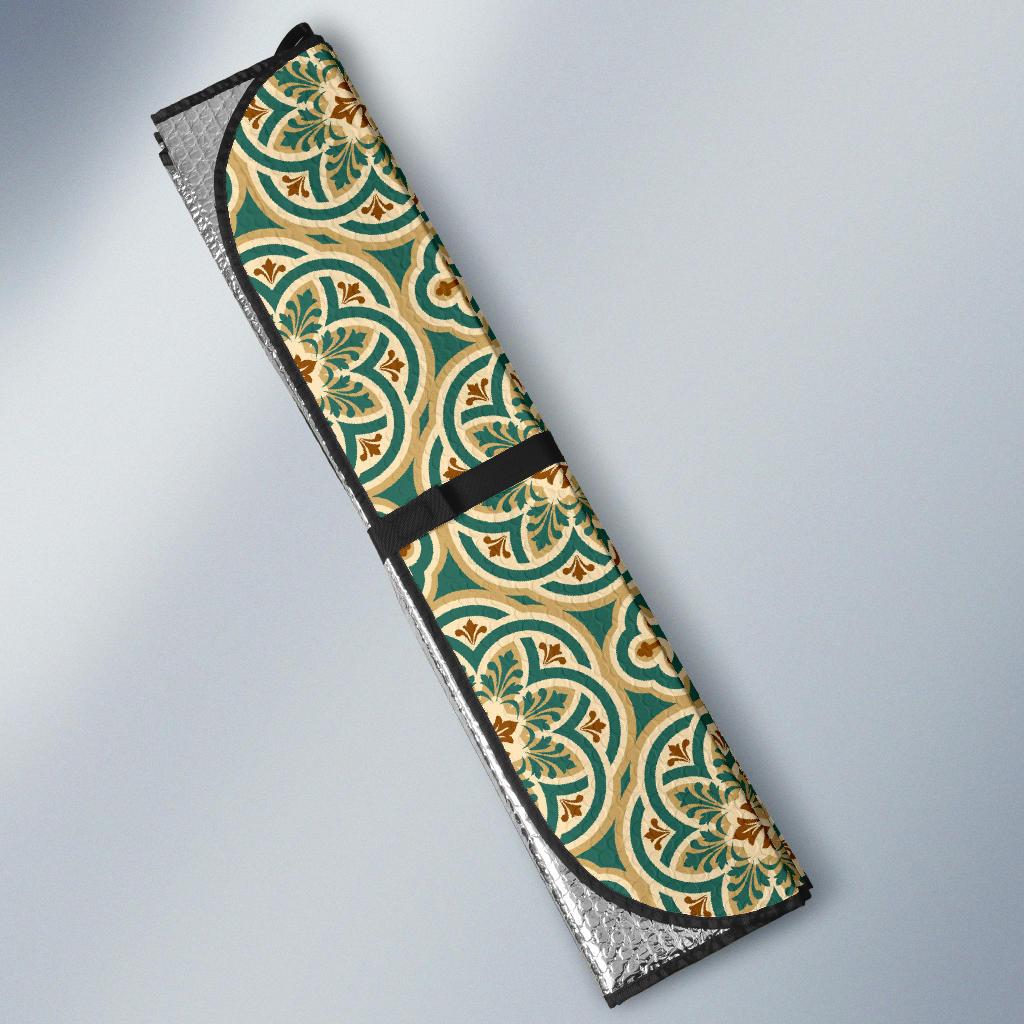 Cross Pattern Print Design 01 Car Sun Shade-JORJUNE.COM