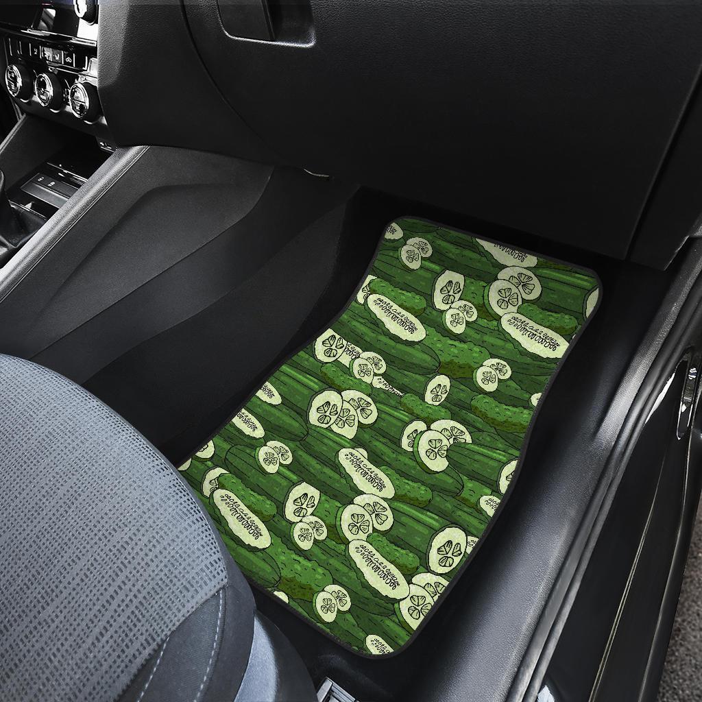 Cucumber Pattern Print Design CC01 Car Floor Mats-JorJune