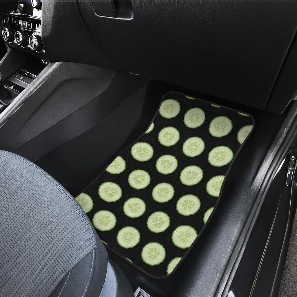 Cucumber Pattern Print Design CC02 Car Floor Mats-JorJune