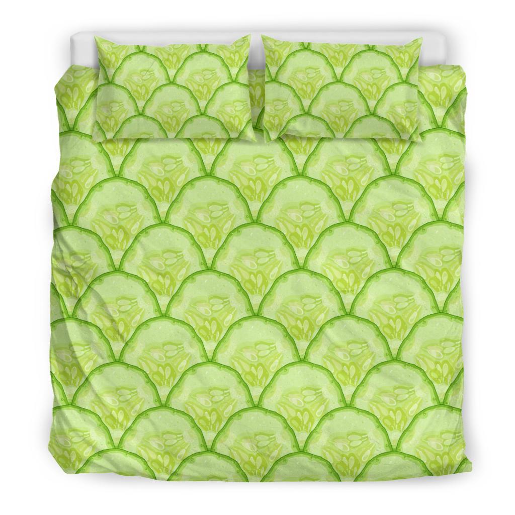 Cucumber Pattern Print Design CC04 Duvet Cover Bedding Set-JORJUNE.COM
