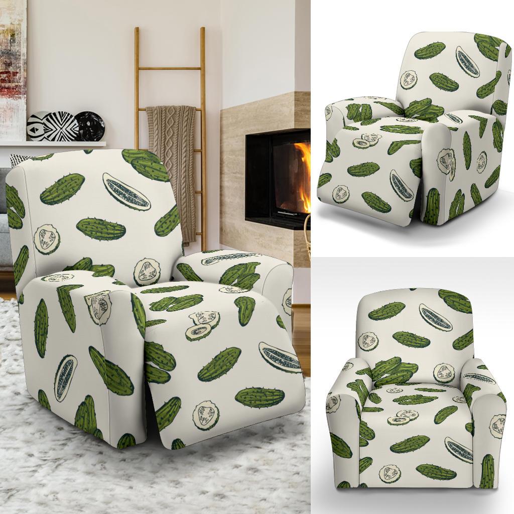 Cucumber Pattern Print Design CC05 Recliner Slipcover-JORJUNE.COM