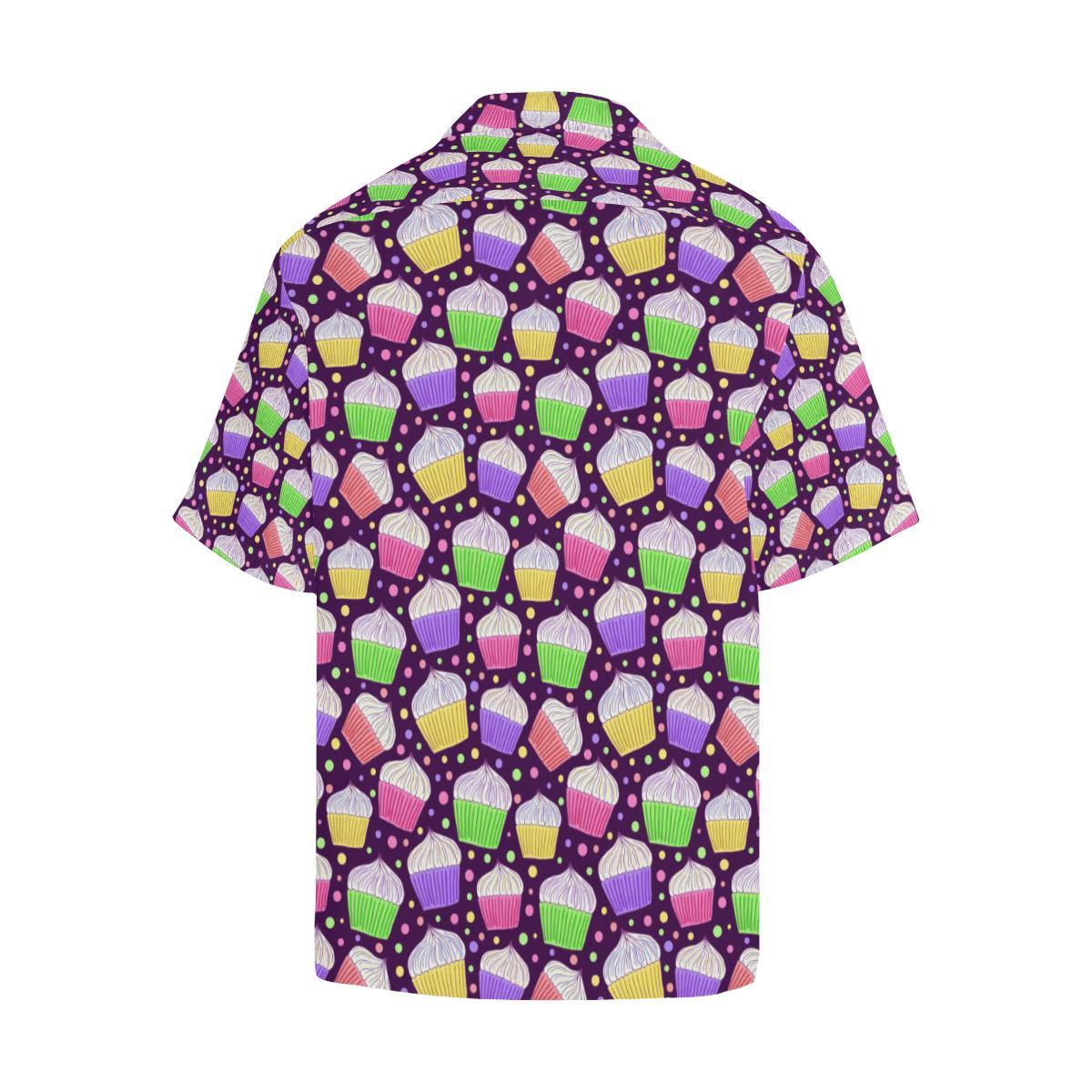 Cupcake Pattern Print Design CP07 Men Hawaiian Shirt-JorJune