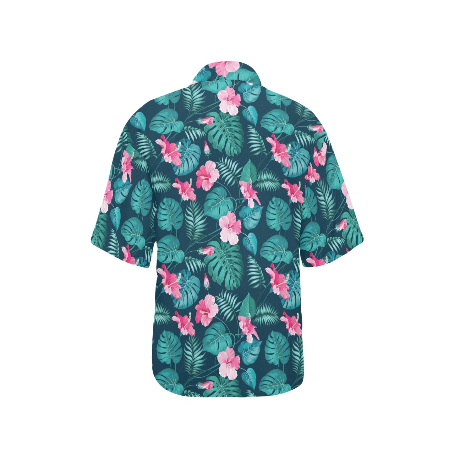 Summer Floral Print Design LKS301 Women's Hawaiian Shirt