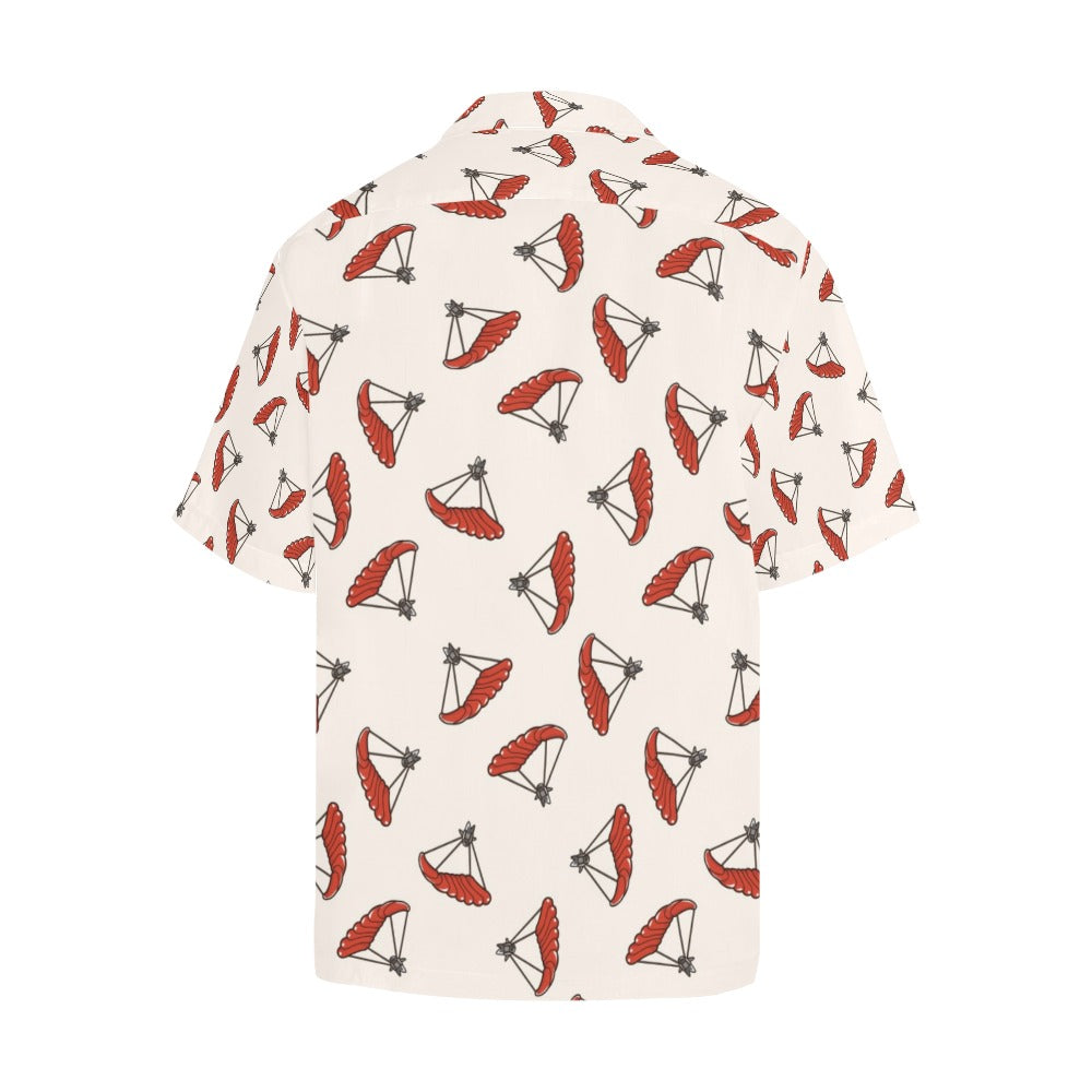 Skydiver Print Design LKS302 Men's Hawaiian Shirt