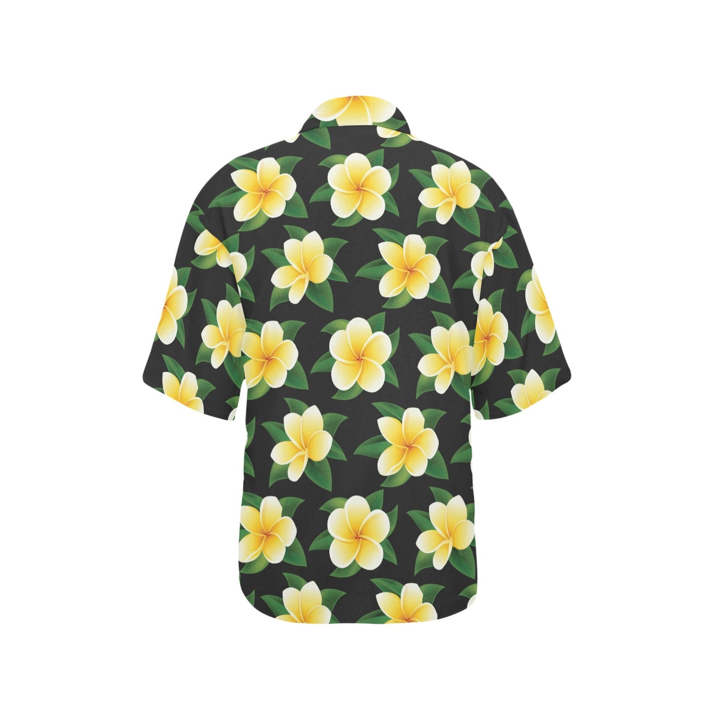 Plumeria Pattern Print Design A03 Women's Hawaiian Shirt