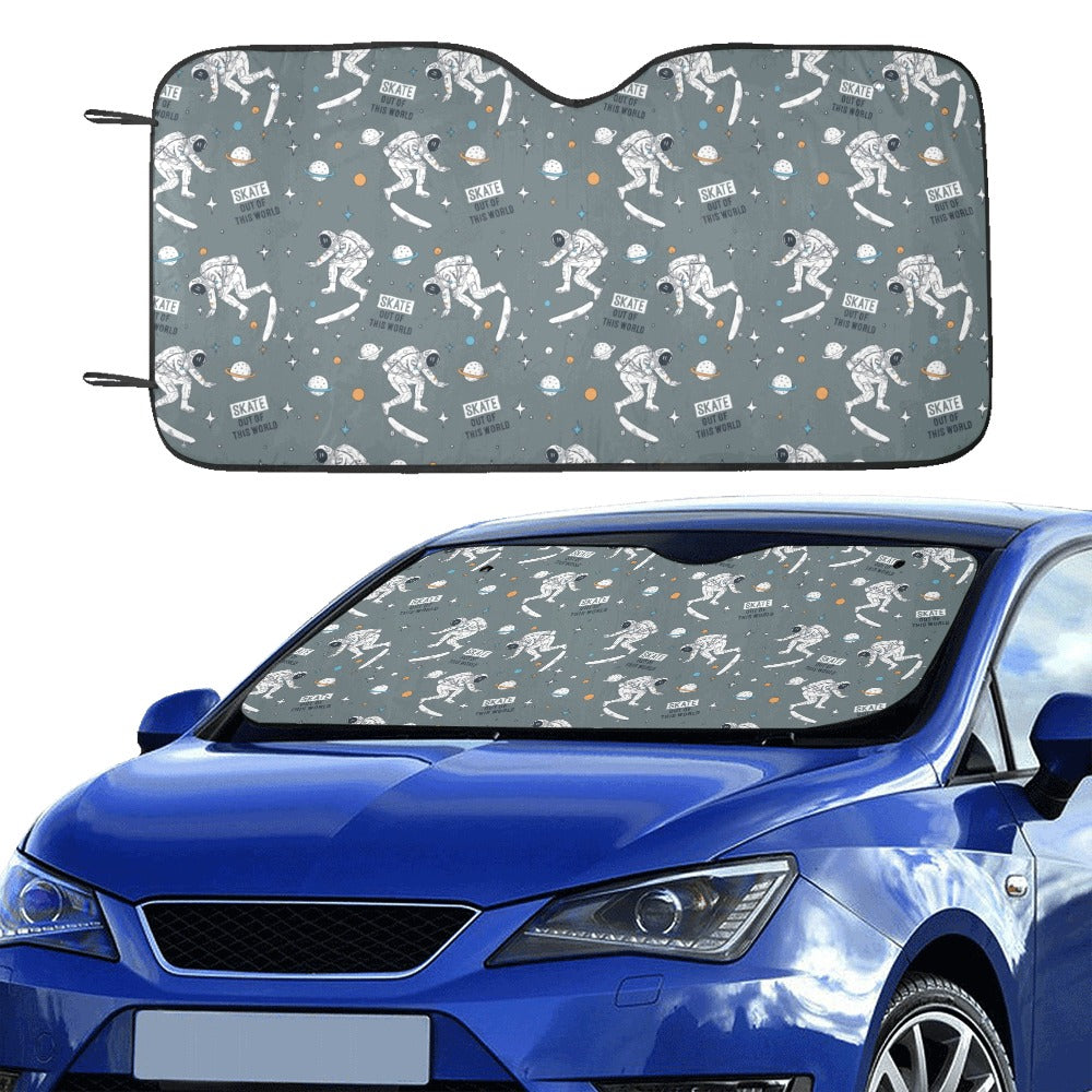 Skateboard Print Design LKS306 Car front Windshield Sun Shade