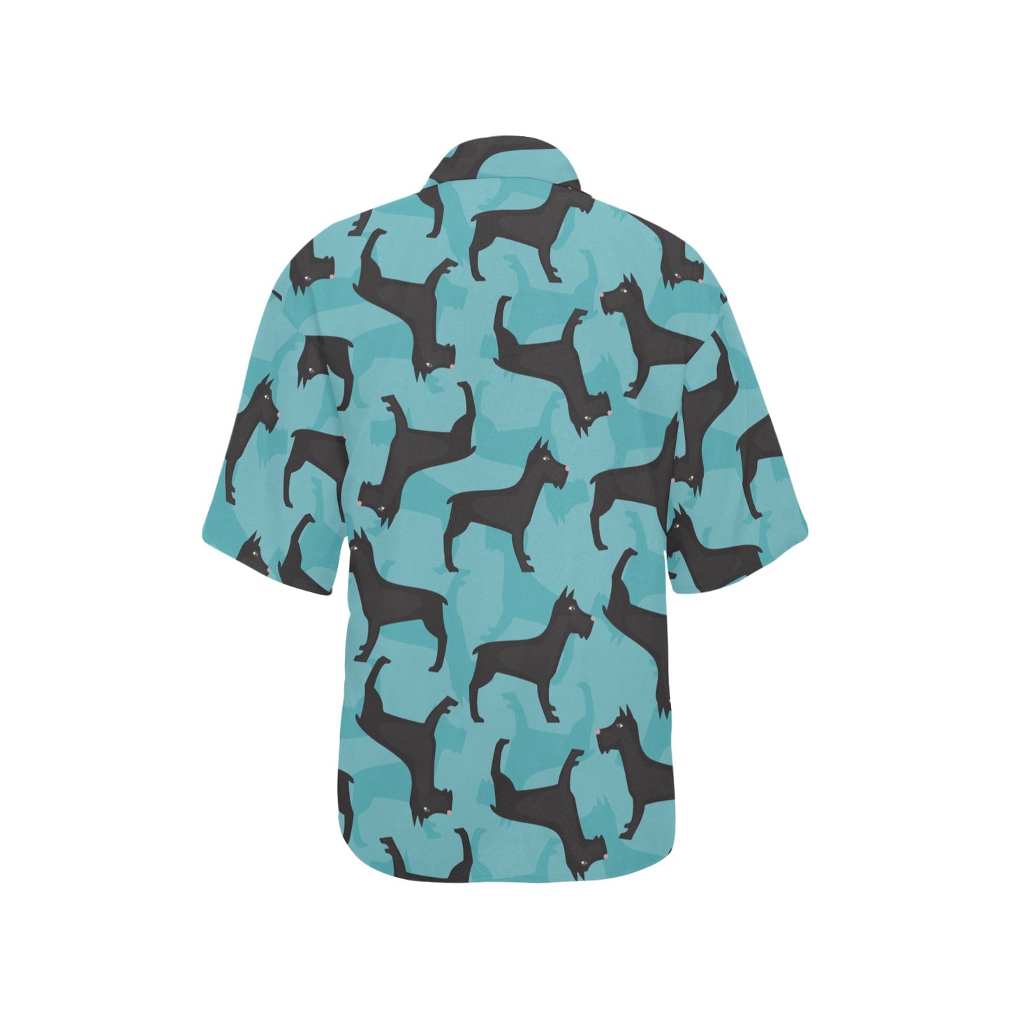 Schnauzers Pattern Print Design A01 Women's Hawaiian Shirt