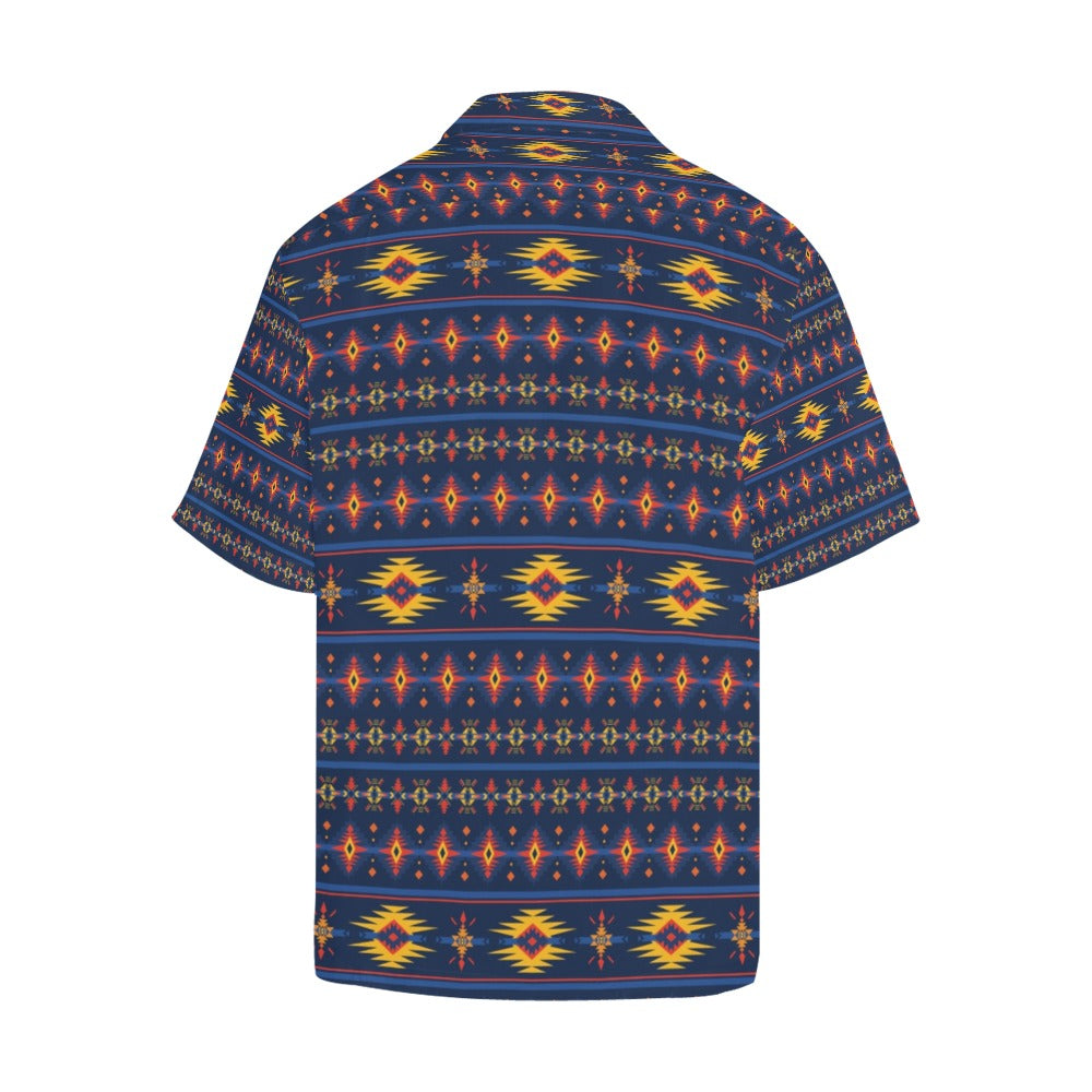 Southwest Pattern Print Design LKS306 Men's Hawaiian Shirt