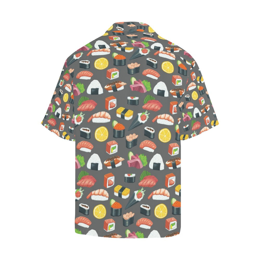 Sushi Print Design LKS302 Men's Hawaiian Shirt