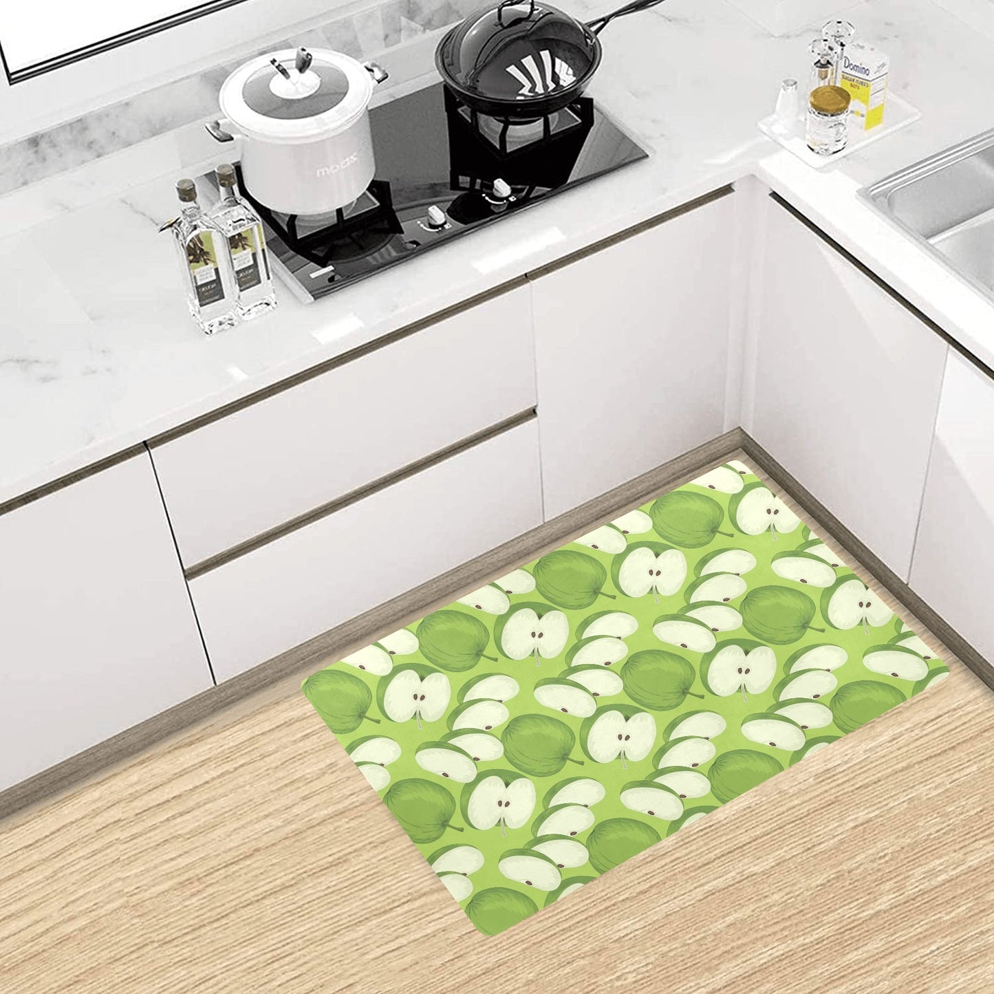 Apple Pattern Print Design AP010 Kitchen Mat