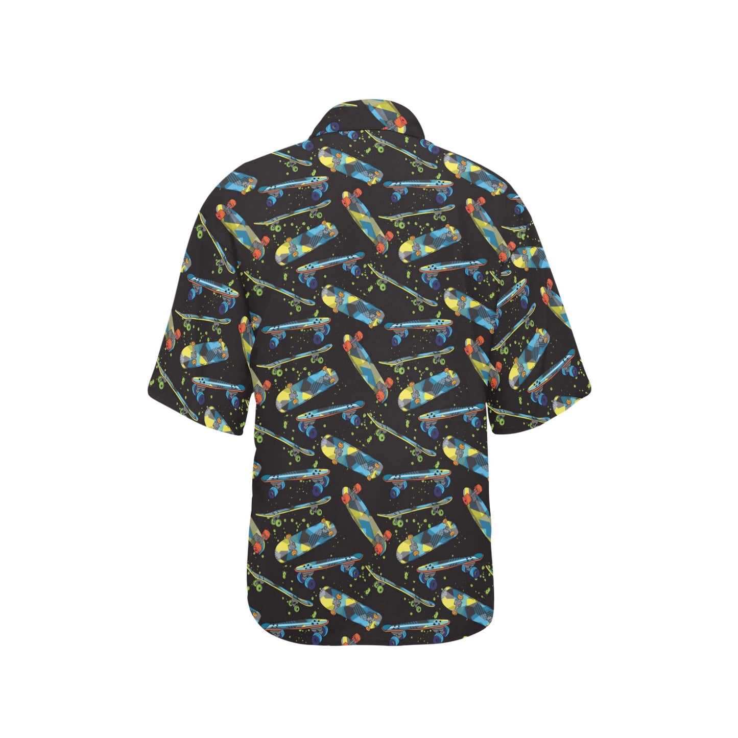 Skateboard Print Design LKS305 Women's Hawaiian Shirt