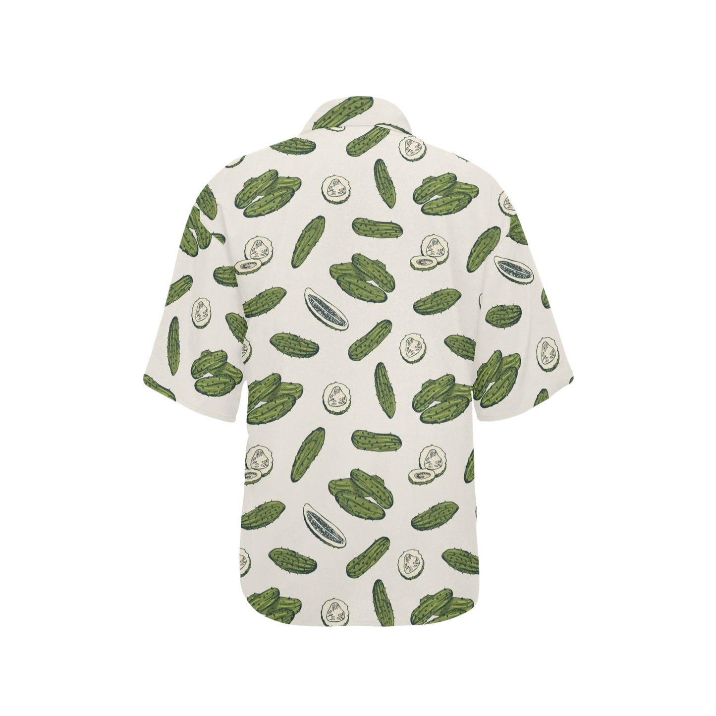 Cucumber Pattern Print Design CC05 Women's Hawaiian Shirt
