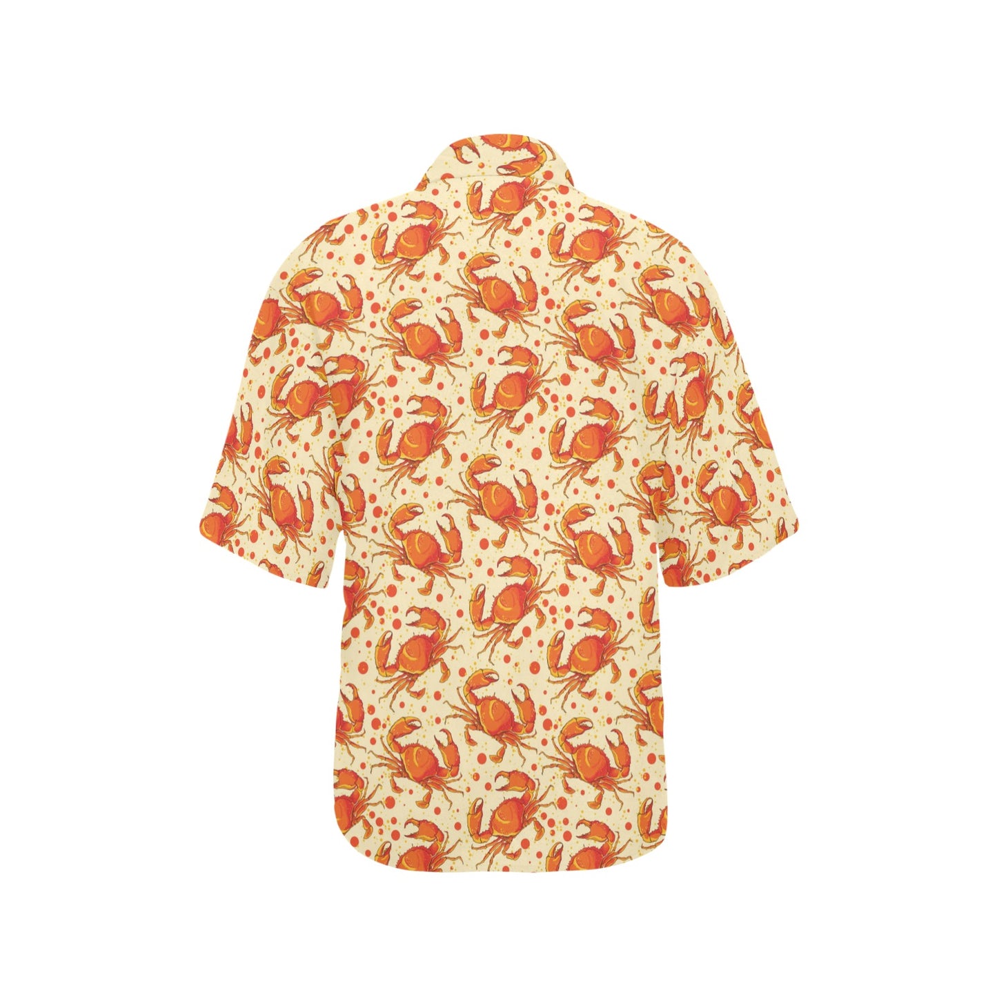 Crab Pattern Print Design 01 Women's Hawaiian Shirt