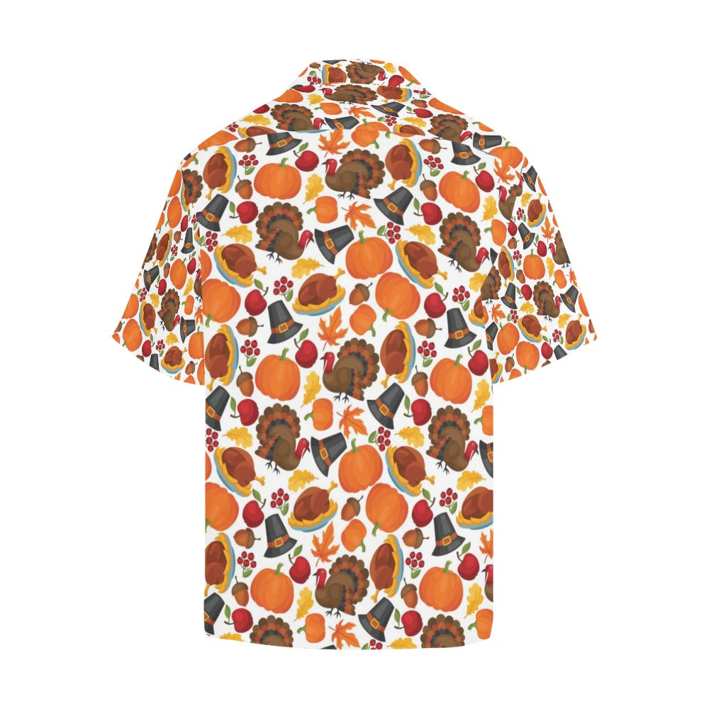 Thanksgiving Print Design LKS304 Men's Hawaiian Shirt