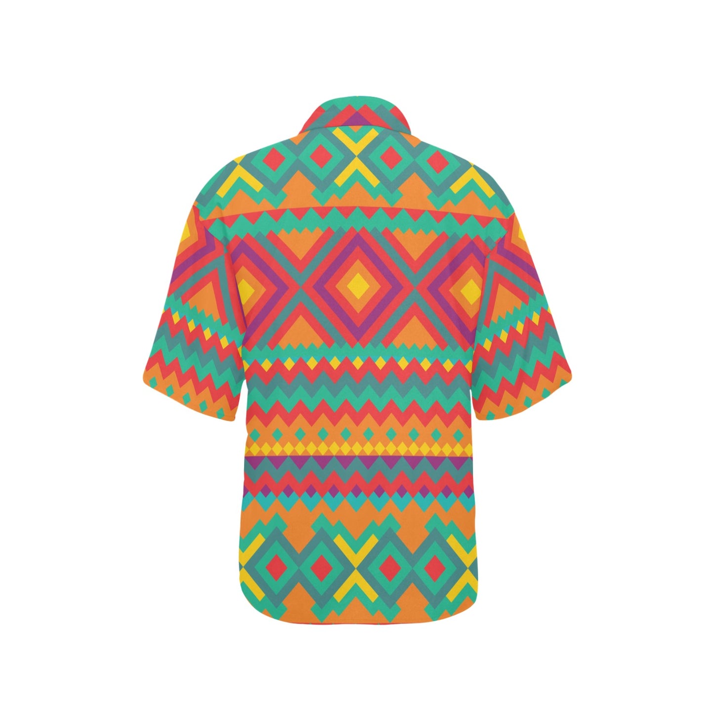 Mexican Pattern Print Design 04 Women's Hawaiian Shirt